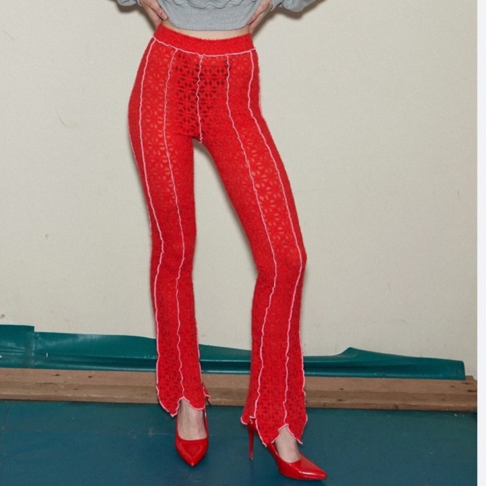 Fashion Brand Company Lace Mesh Pants